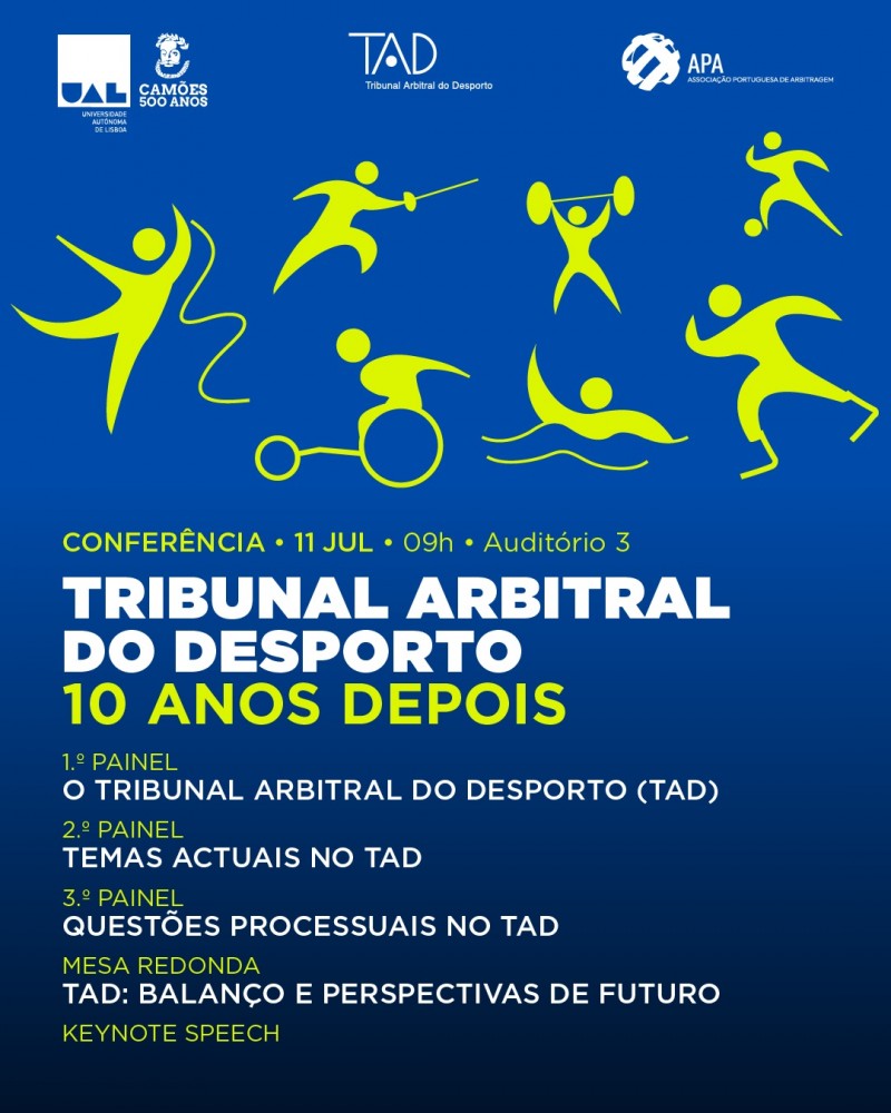 Conferência - Tribunal Arbitral do Desporto: 10 anos depois
