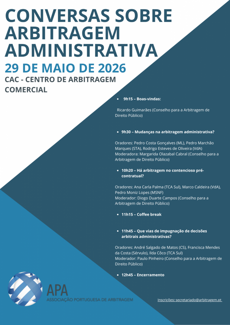 Conversas sobre arbitragem administrativa