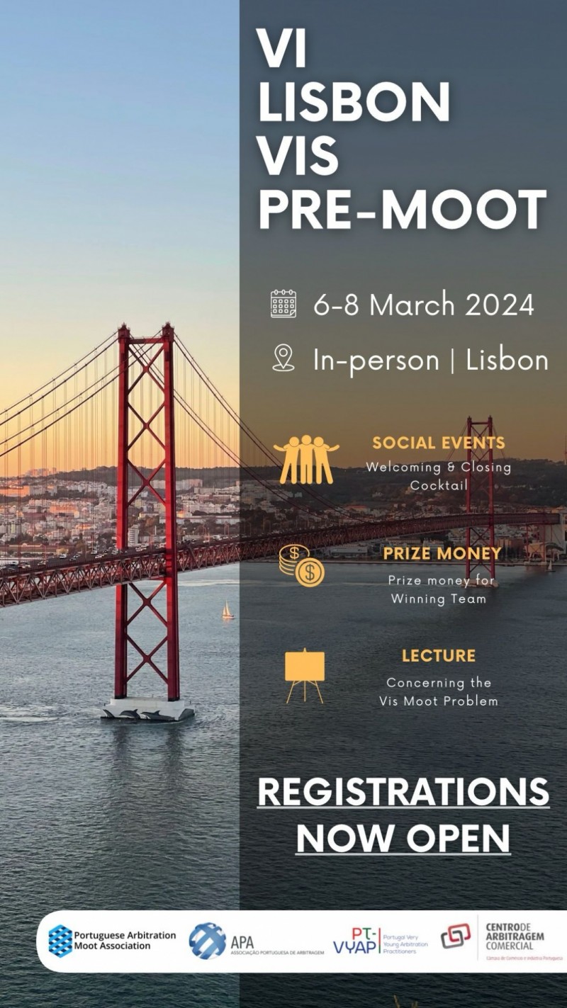 The Lisbon Pre-Moot is back for its VI Edition