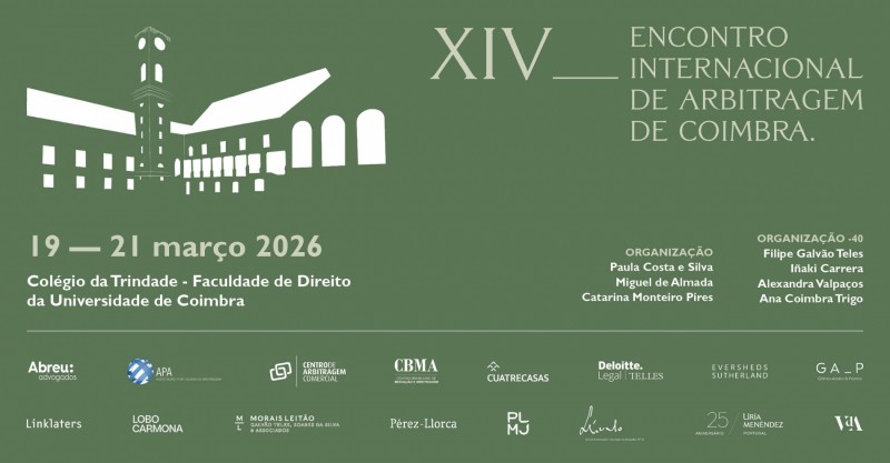 XIV Encontro Internacional de Arbitragem de Coimbra