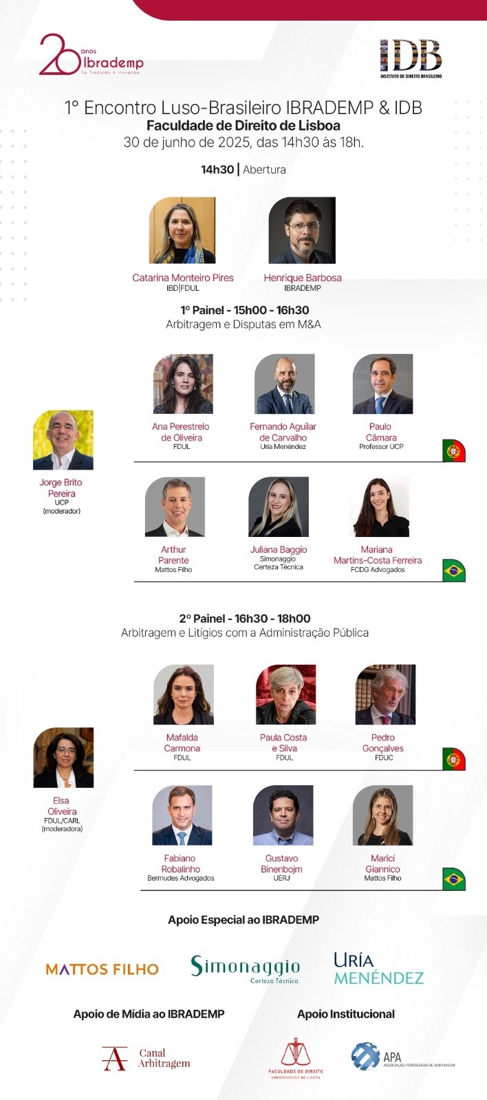 1.º Encontro Luso-Brasileiro - IBRADEMP & IDB