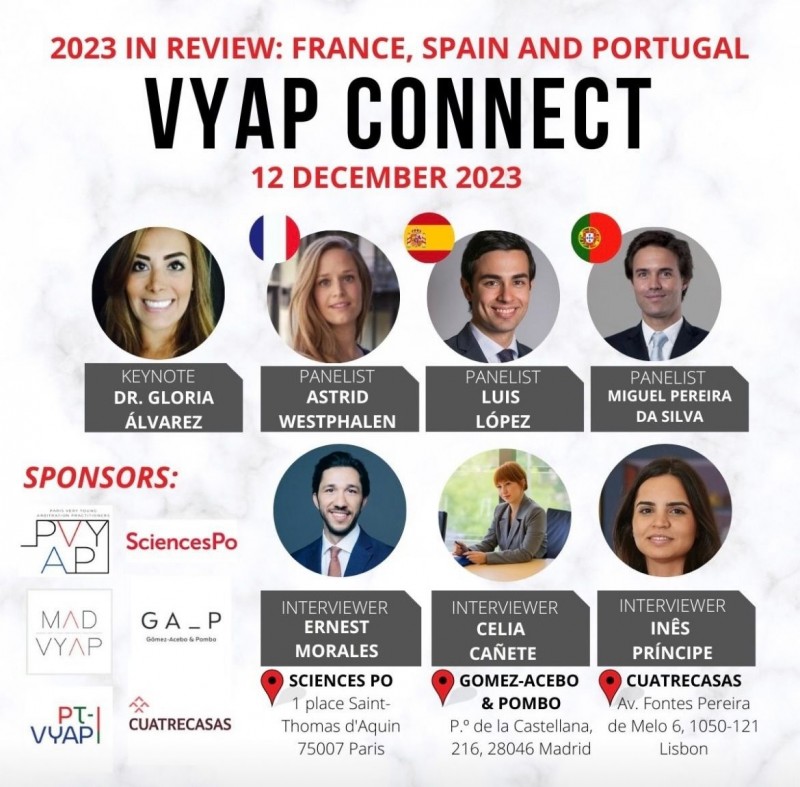 Evento VYAP Connect: 2023 in review: France, Spain and Portugal