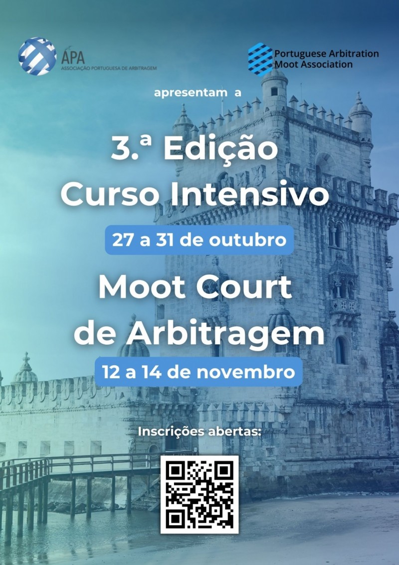 3.ª Edição do Curso Intensivo e Moot Court de Arbitragem — Pré-inscrições Abertas